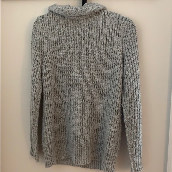 Forever 21 Gray Cowlneck Sweater - Picture 3 of 3